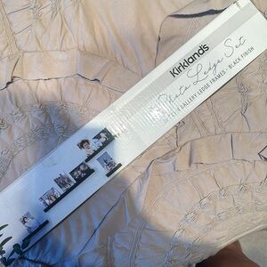 NWT Kirkland black finish photo ledge set